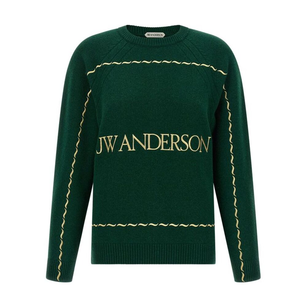 J.W.Anderson Bicolor Wool Women's Cardigan